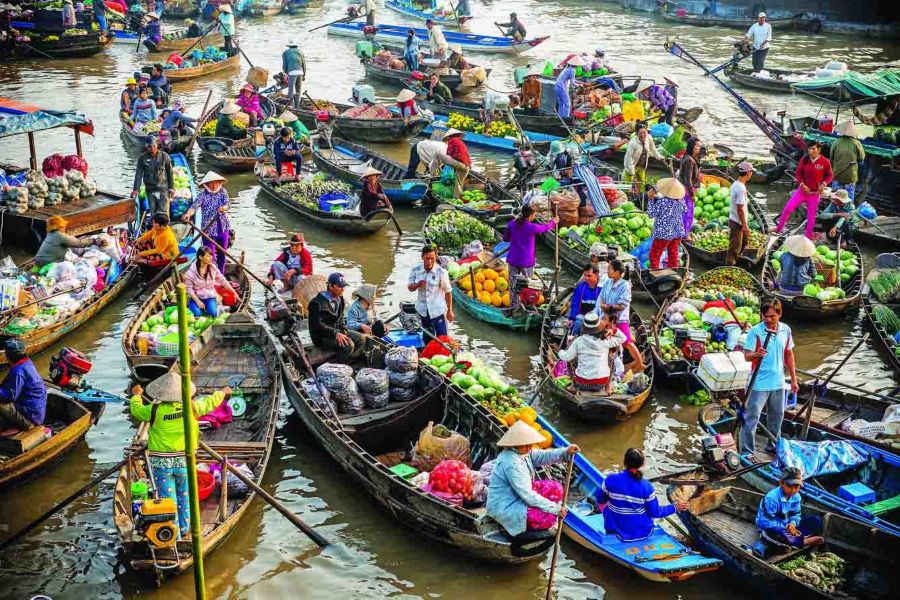 chợ nổi cái răng 